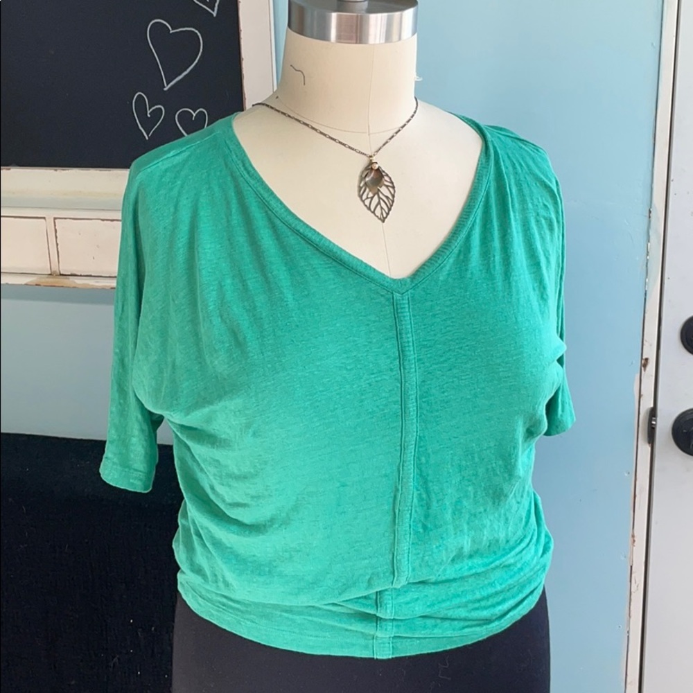 Eileen Fisher linen jersey lightweight sweater